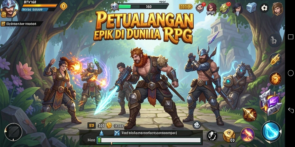 Tampilan gameplay yang mendebarkan dalam <strong>BTV168</strong> RPG.