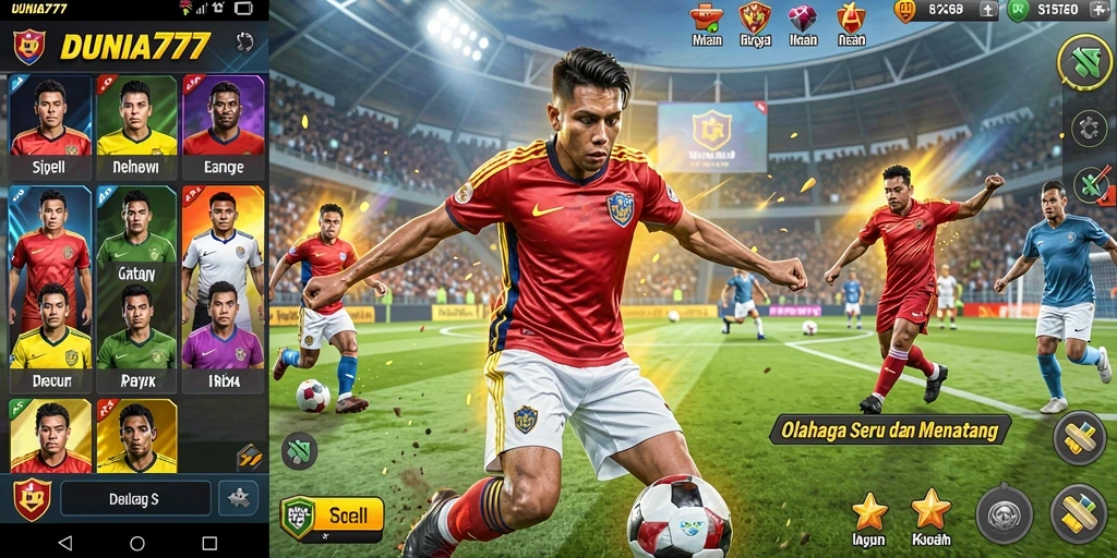 Tampilan gameplay DUNIA777 dengan berbagai cabang olahraga yang menarik.