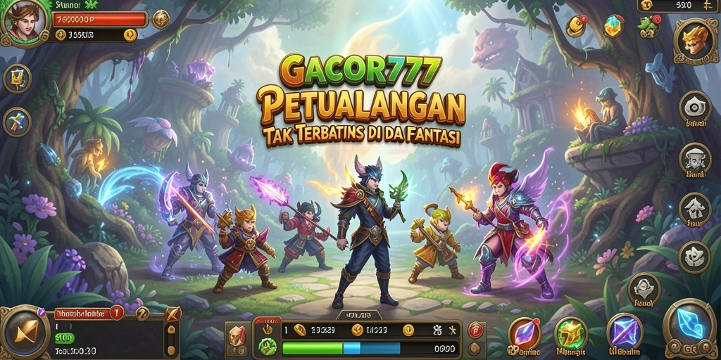 Tampilan gameplay GACOR777 dengan aksi petualangan yang mendebarkan.