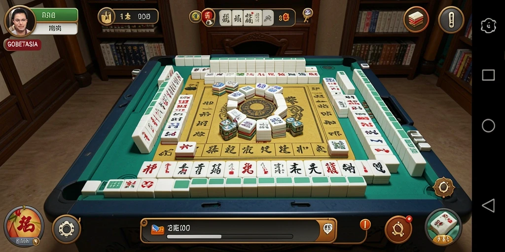 Screenshot GOBETASIA menampilkan gameplay Mahjong yang menarik.