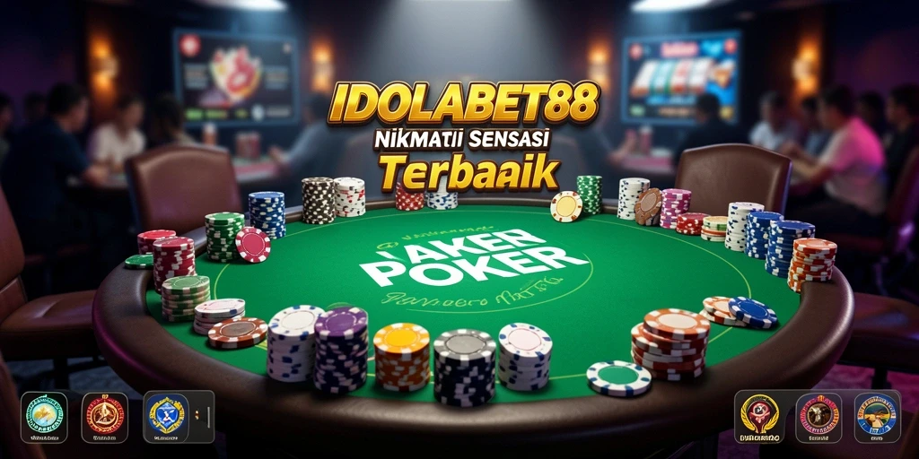 Tangkapan layar gameplay Poker yang mendebarkan di IDOLABET88.