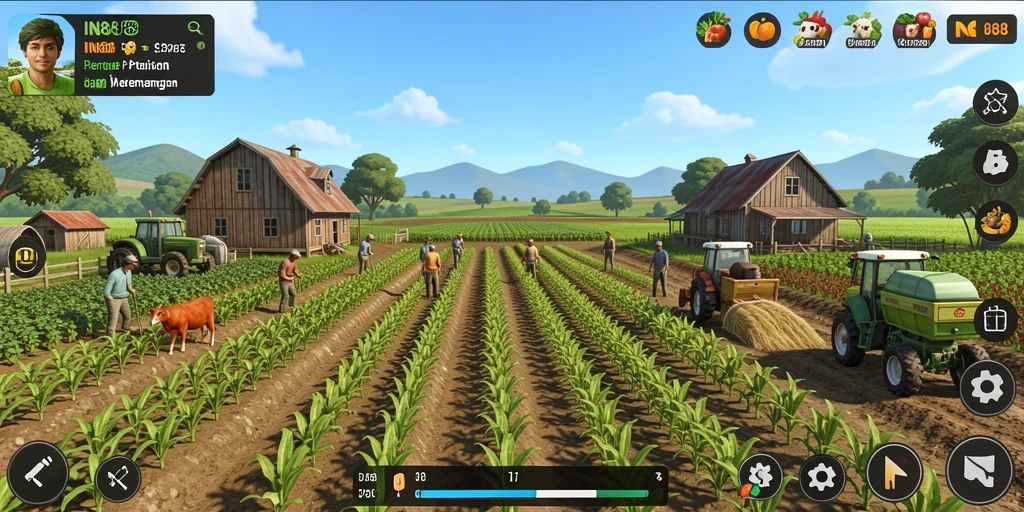 Gameplay IN88 yang memukau dengan elemen pertanian.