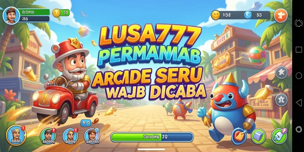 Tangkapan layar gameplay LUSA777 yang penuh aksi dan warna.