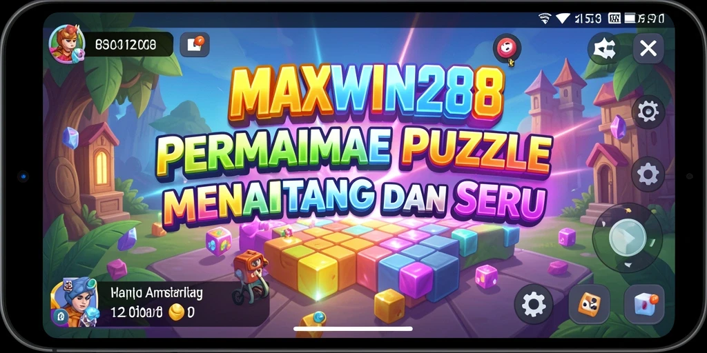 Tampilan gameplay seru dari MAXWIN288 dalam permainan Puzzle.