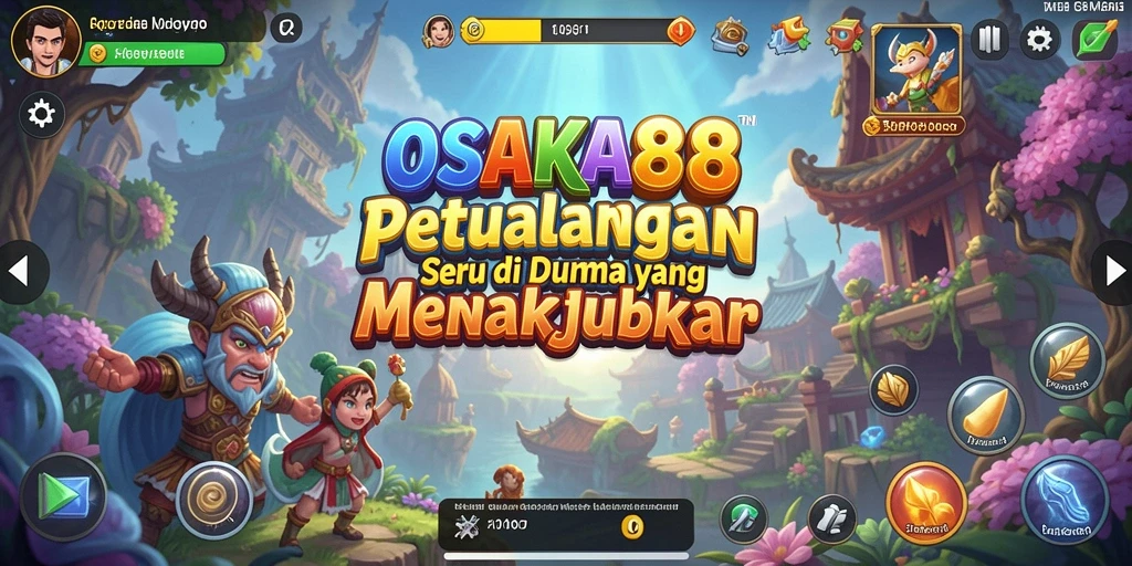 Gameplay seru OSAKA88 dengan lingkungan yang menakjubkan.