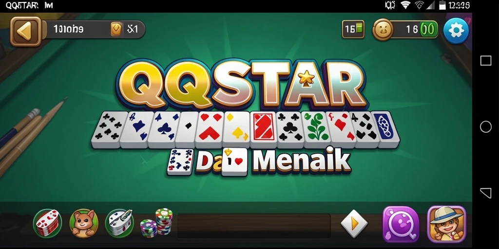 Gameplay menarik dari QQSTAR menampilkan suasana kompetitif Domino.