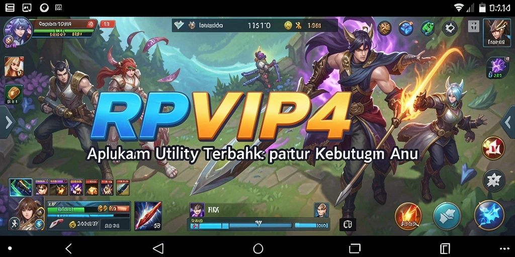 Tampilan antarmuka RPVIP4 yang sederhana dan efisien.