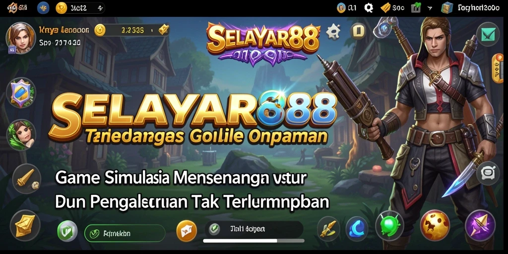 Screenshot gameplay SELAYAR88 menampilkan interaksi yang menarik dalam simulasi.