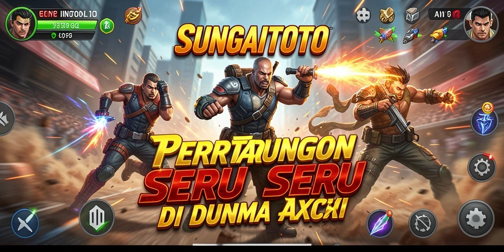 Tampilan mendebarkan dari aksi pertempuran di SUNGAITOTO.