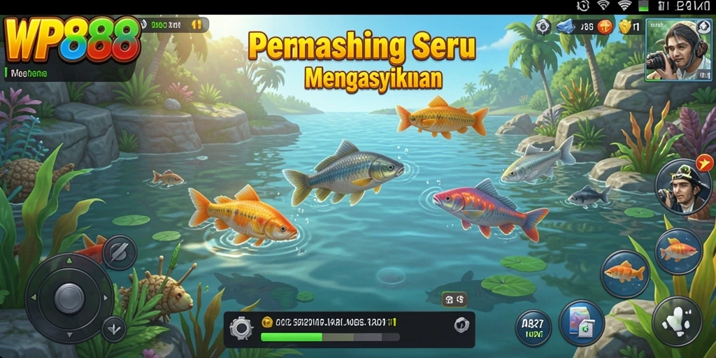 Tangkapan besar dan grafik menawan dalam gameplay WP888.